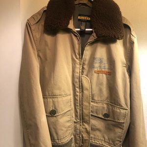 Like New! Men’s Polo Rugby Bomber Jacket.